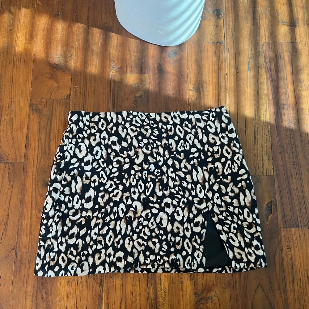Leopard high waisted Skirt